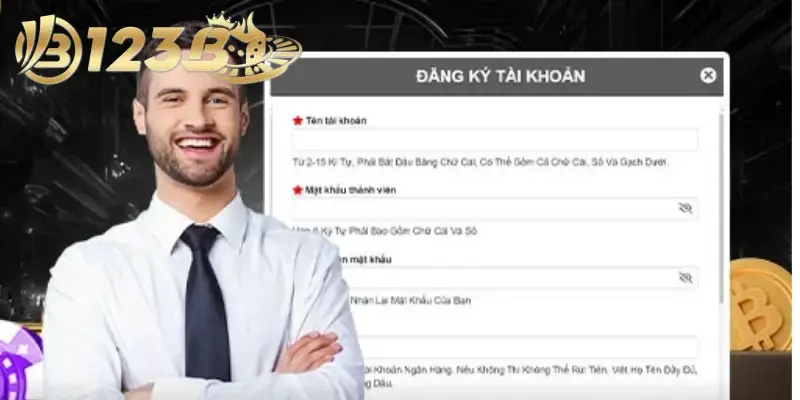 Hướng dẫn 6 bước đơn giản để đăng ký 123B